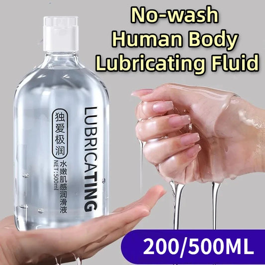 200ml/500ml Large Capacity Human Body Lubricant Sex Toys for Adult Men Anal Sex Lubrication Female Sex Toys Lubricating Sexshop