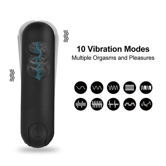 Powerful Mini Bullet 10 Modes Vibrator for Women Remote Control Clitoris Stimulator Dildo Adult Sex Toy Anal Massage Vibrating